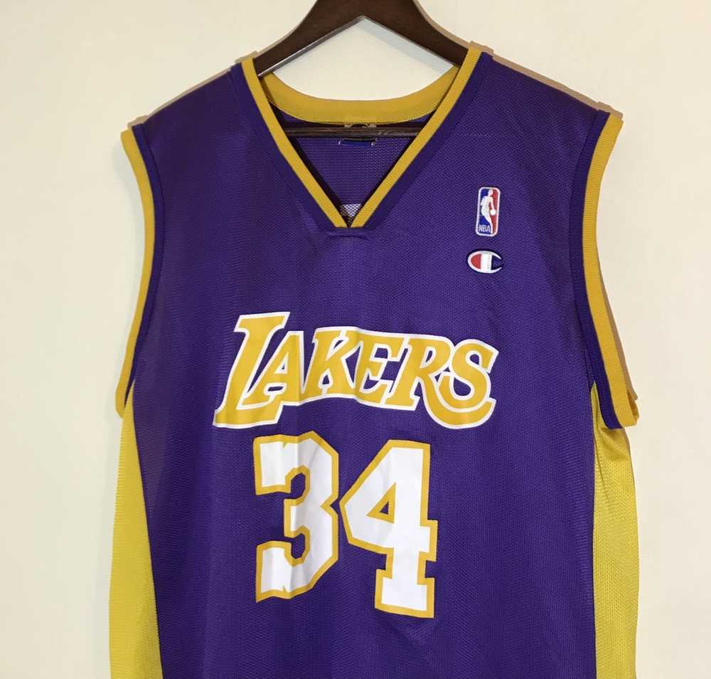 Champion × Lakers × Vintage Champion ONeal Lakers… - image 3