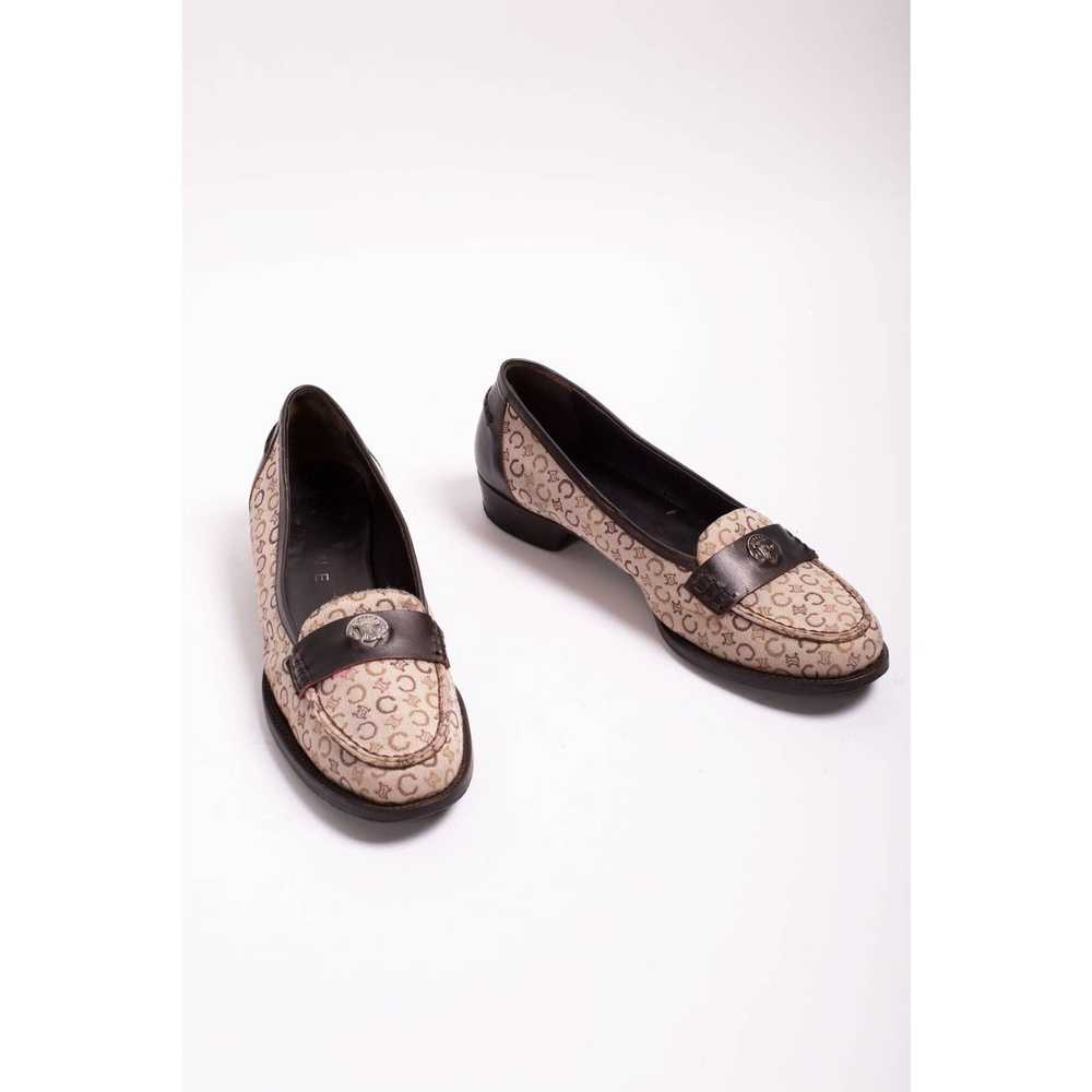 Celine Vintage CELINE Macadam C Logo Penny Loafer… - image 5