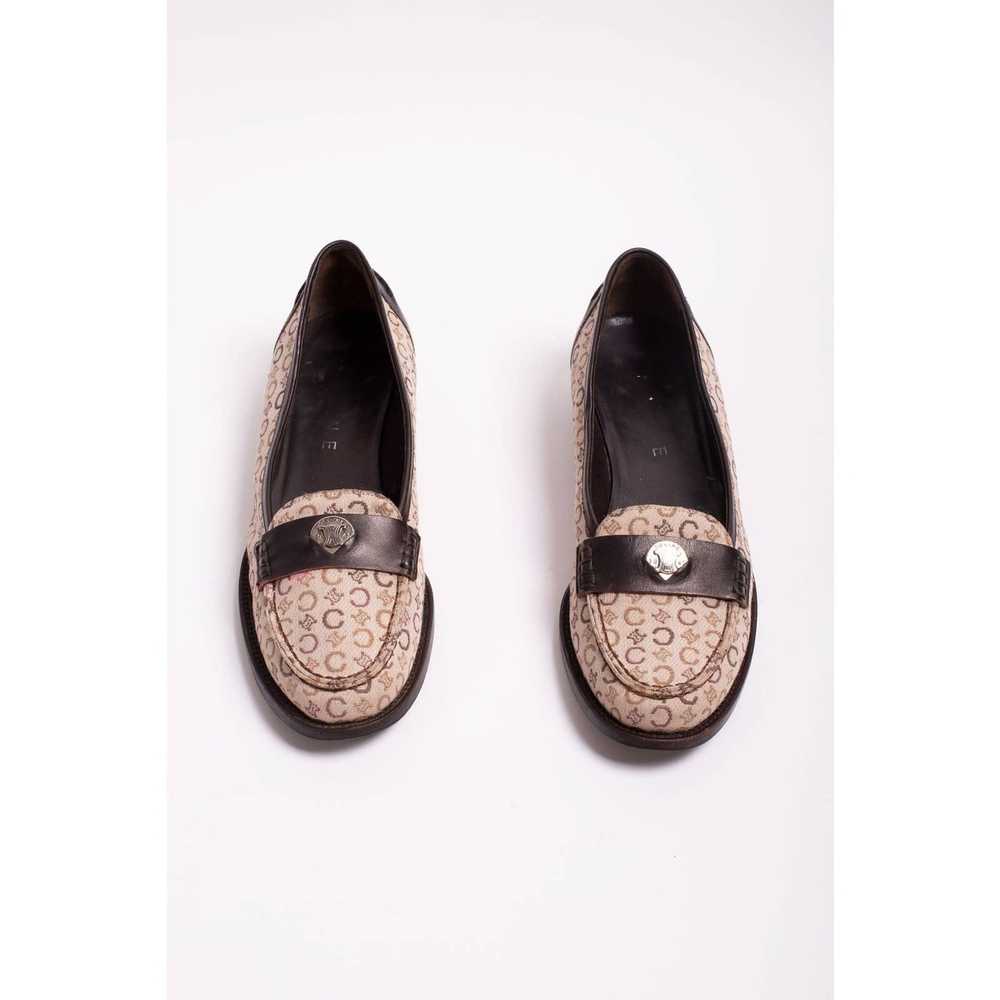 Celine Vintage CELINE Macadam C Logo Penny Loafer… - image 6