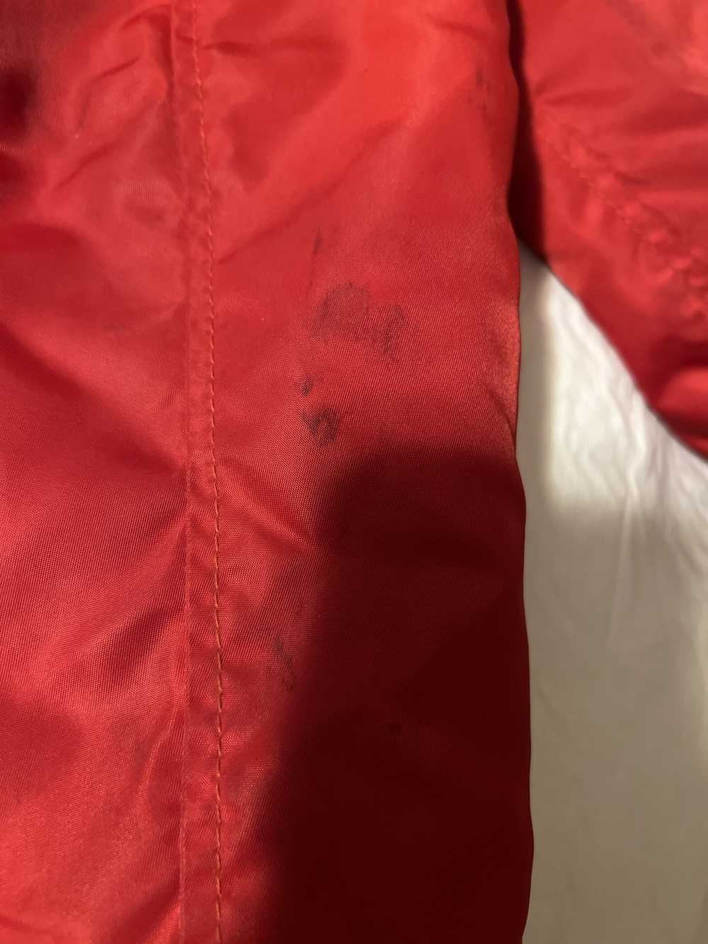 M+Rc Noir M+ RC red satin bomber jacket - image 6