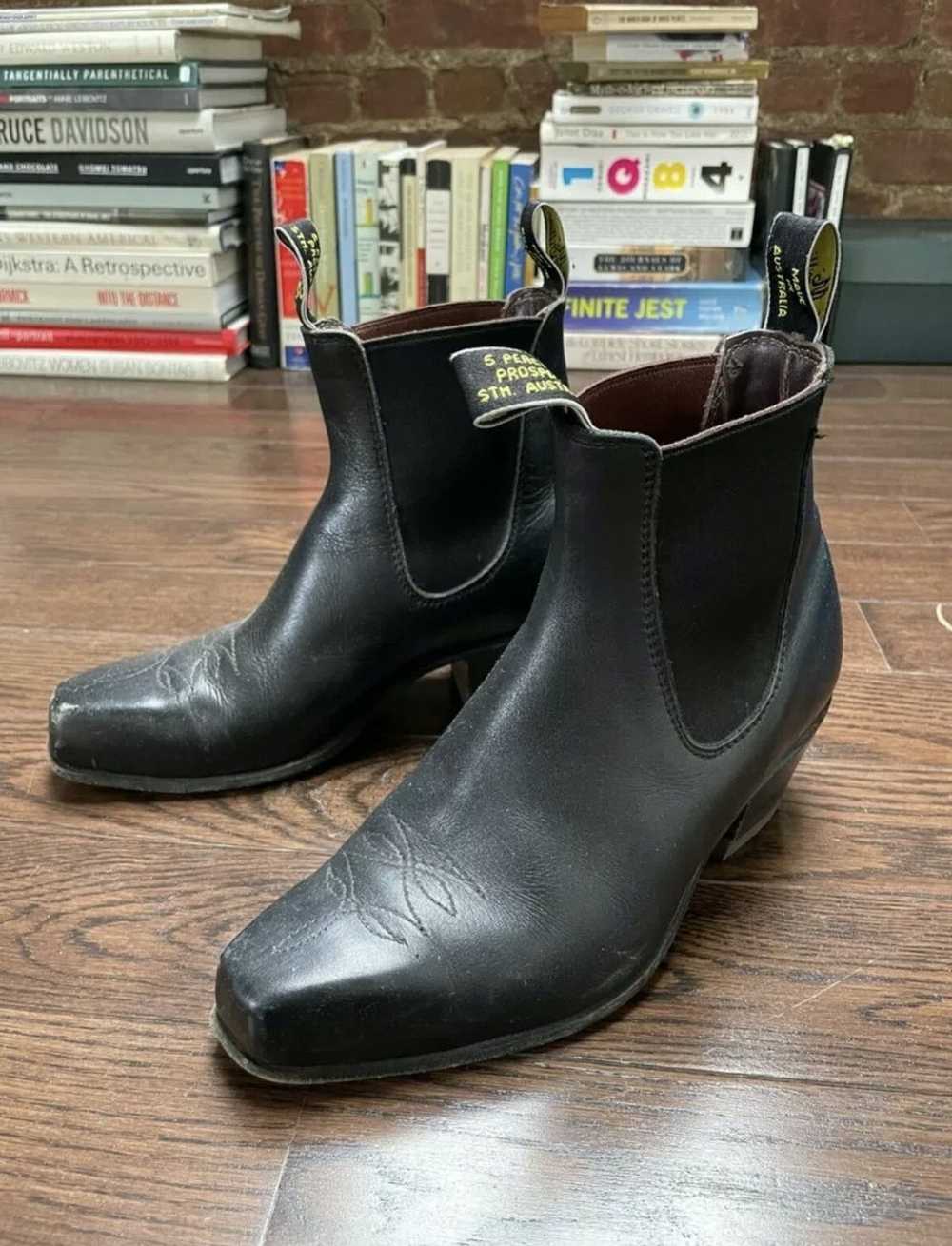 RM Williams Black Suede Leather Comfort Chelsea Boot … - Gem