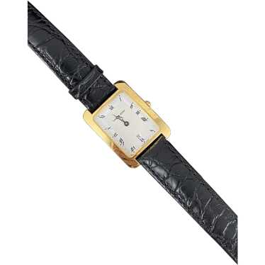 Vintage Designer Gold Daniel Mink Swiss Made Watch