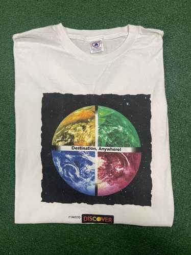 Vintage Vintage Discover Card Earth T-Shirt Sz.XL