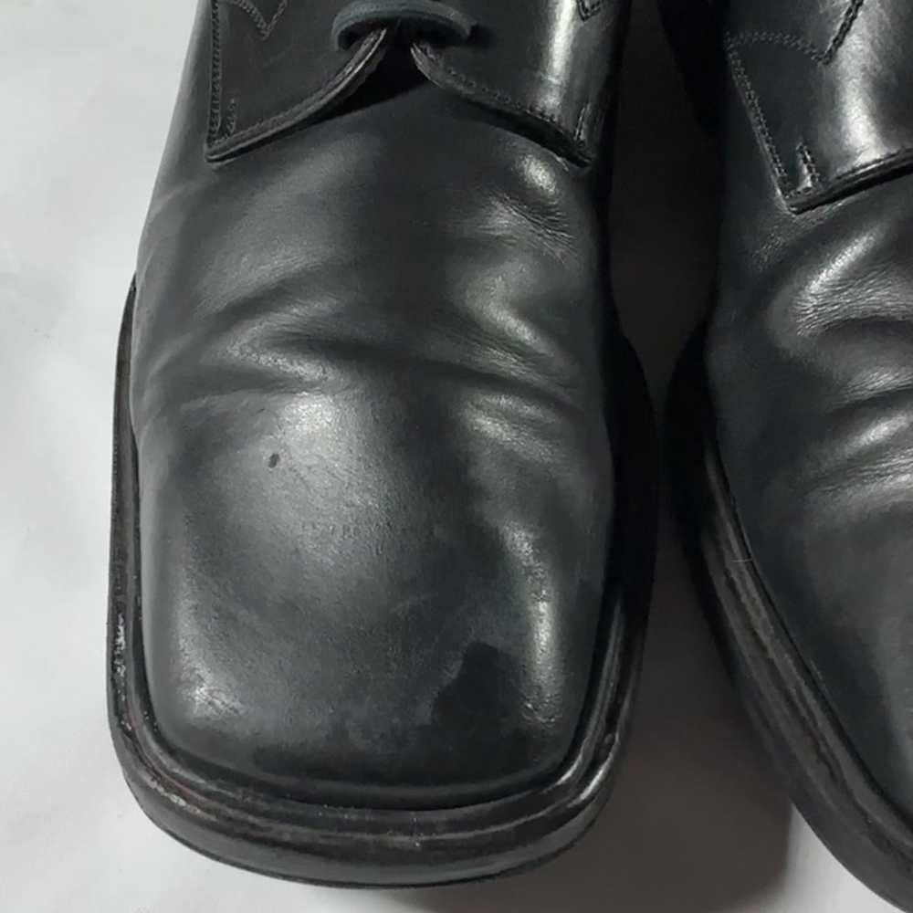 Louis Vuitton Square-Toe Black Leather Derby - image 5