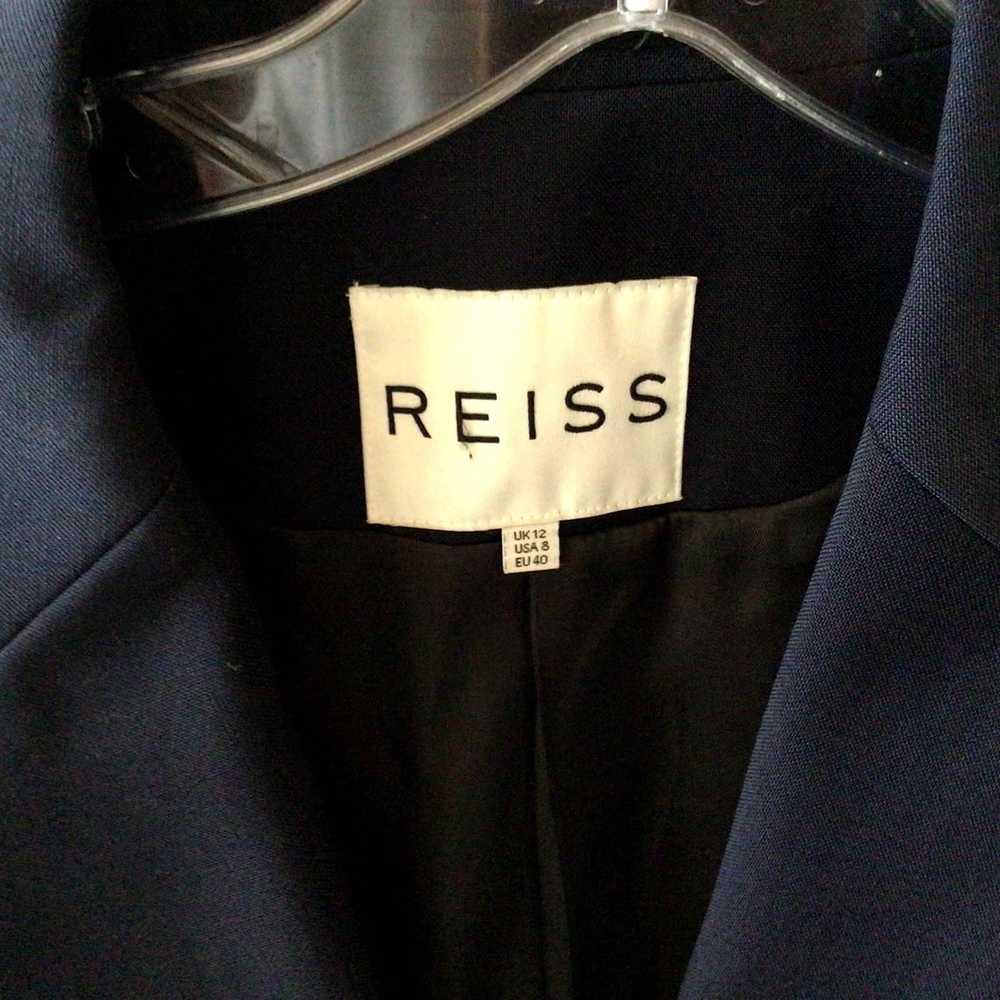 Reiss Reiss Dark Navy Wool/ Mohair Laurin Blazer … - image 3