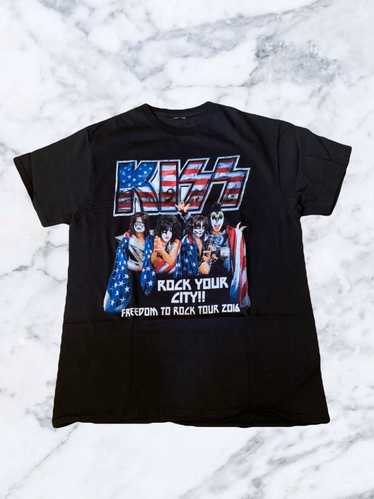 Streetwear × Vintage Kiss “rock your city freedom 