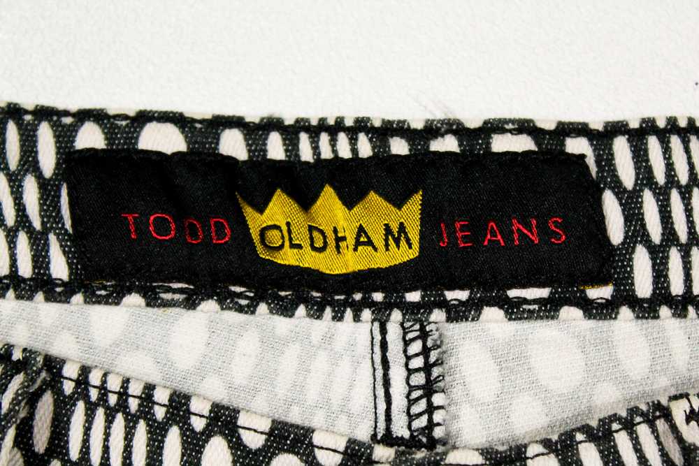 1990s Todd Oldham Op Art Jeans - image 4