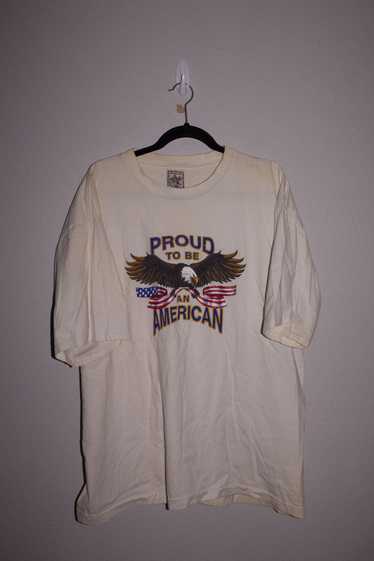 Vintage Y2K Proud To Be an American T-Shirt