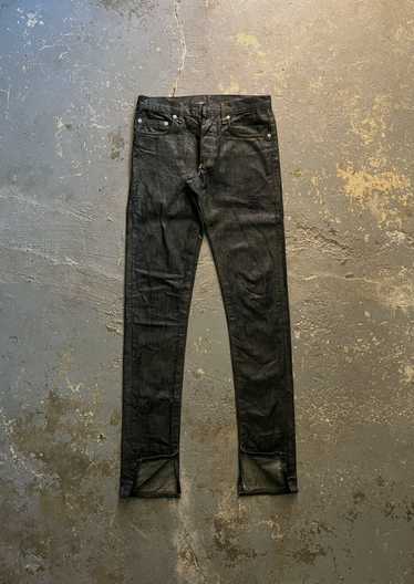 Dior × Kris Van Assche AW08 Waxed Flared Split Cut