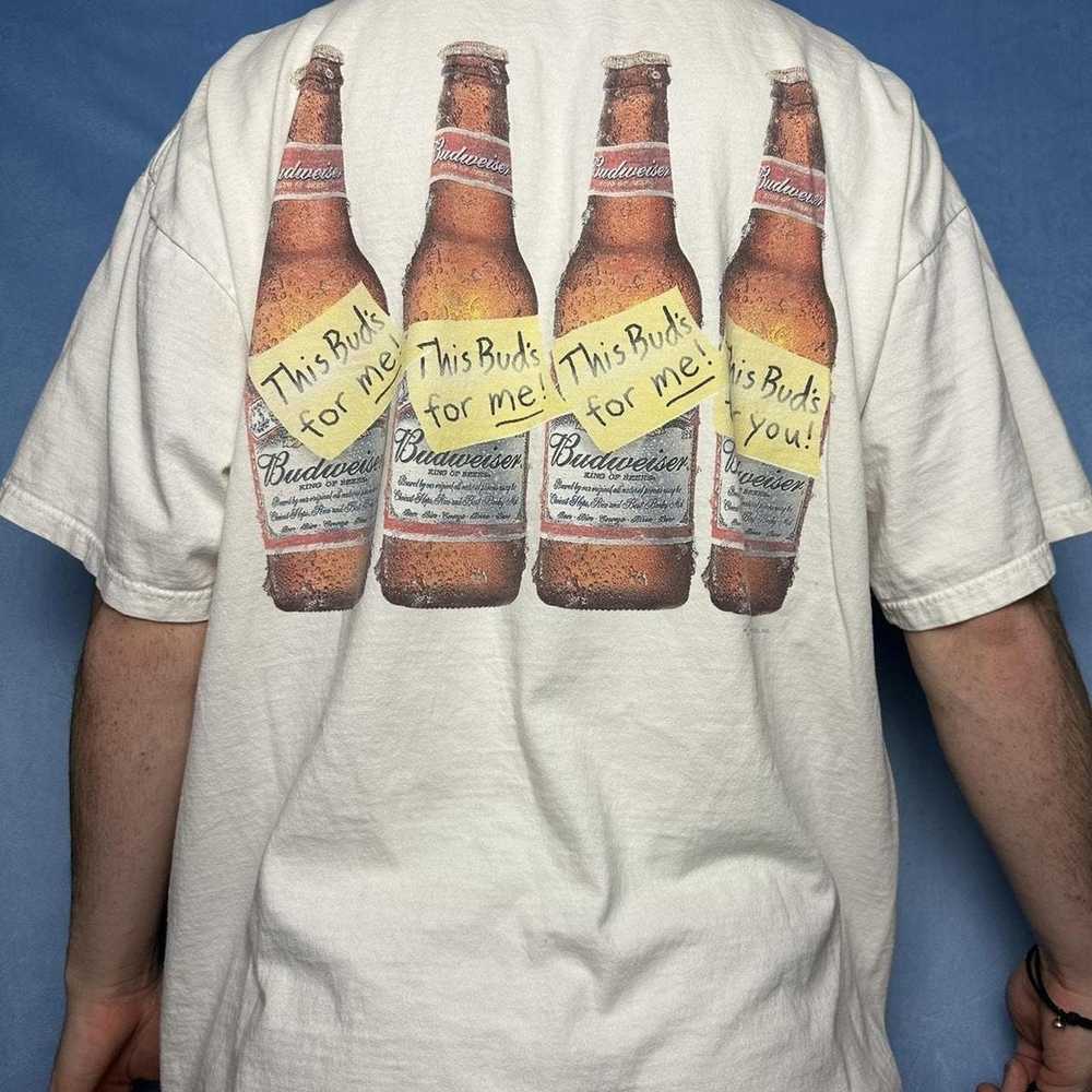 Vintage budweiser beer t-shirt - Gem