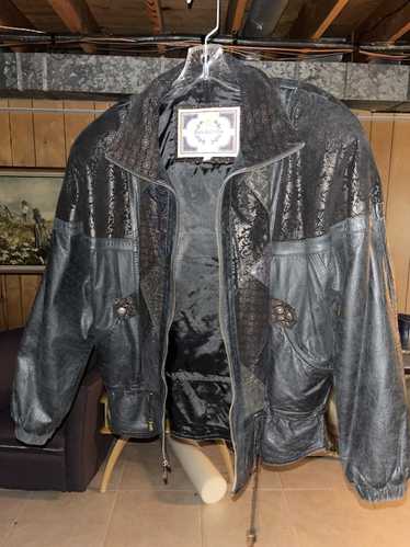 Paris Sport Club Vintage Leather Jacket