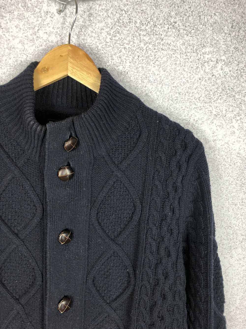 Barbour × Coloured Cable Knit Sweater Vintage Bar… - image 2