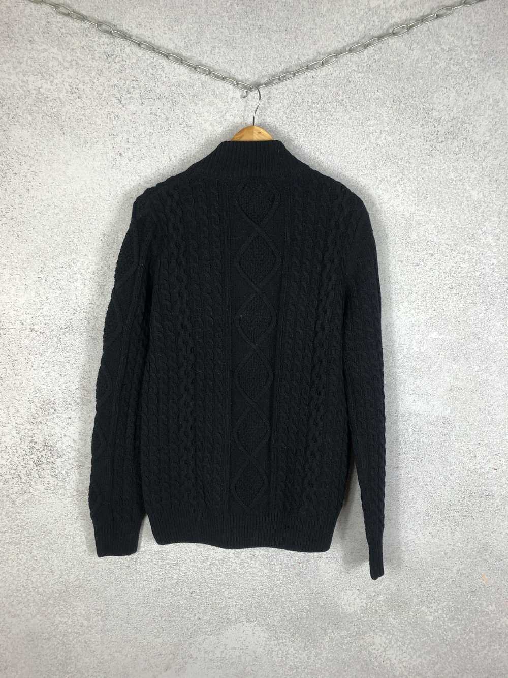 Barbour × Coloured Cable Knit Sweater Vintage Bar… - image 5