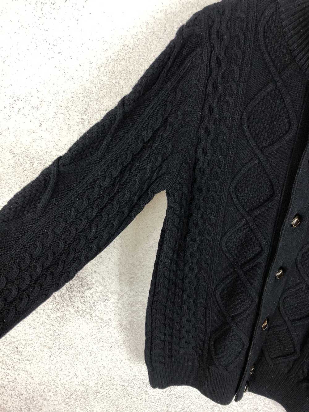 Barbour × Coloured Cable Knit Sweater Vintage Bar… - image 6