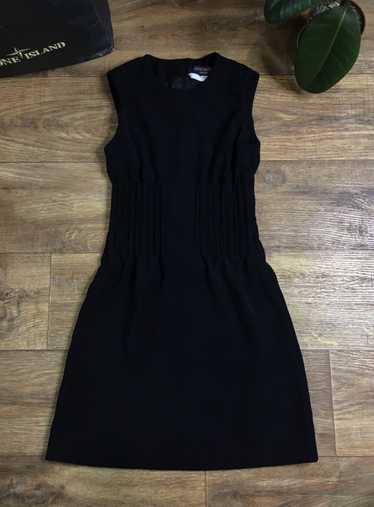 Louis Vuitton Long Sleeve Knot Evening Dress in Black — UFO No More
