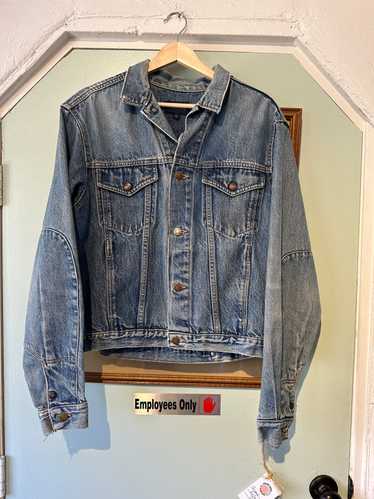 1980's Calvin Klein Medium Wash Denim Jacket - La… - image 1
