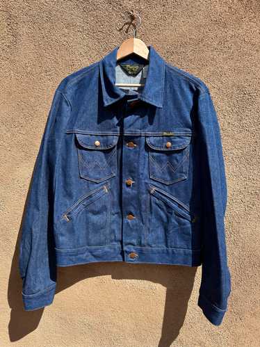 70's Wrangler No Fault Denim Dark Wash Trucker Jac