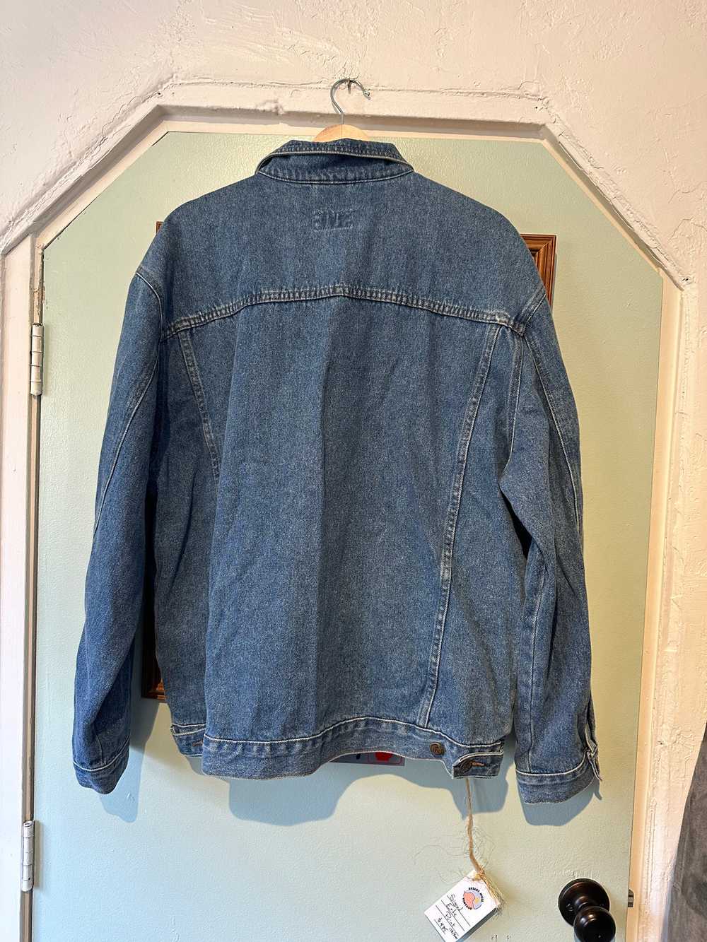 80's IPC Jeans Medium Wash Denim Jacket - image 3