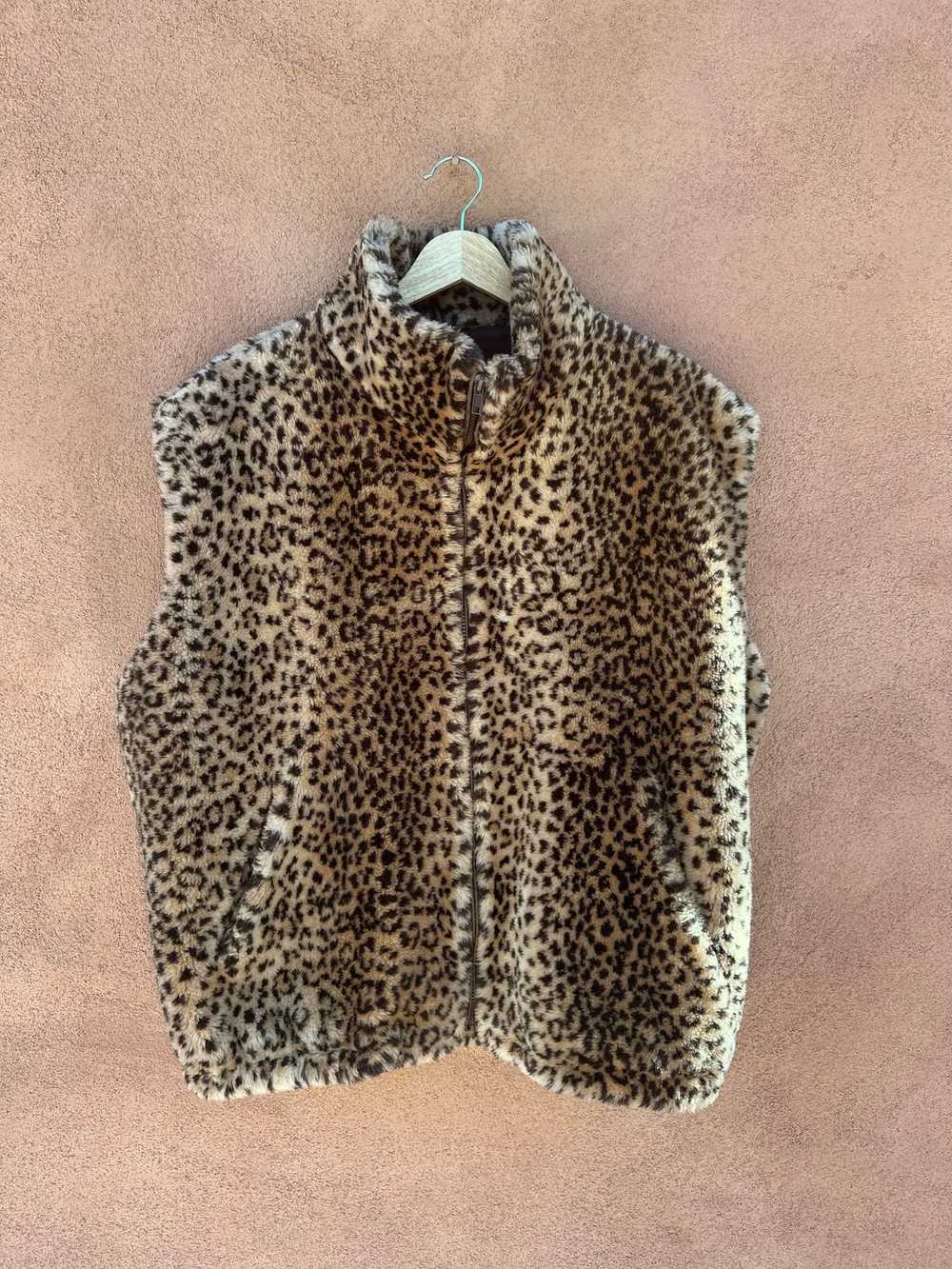 Faux Fur Oversized Bloomingdales Vest - Medium - image 4