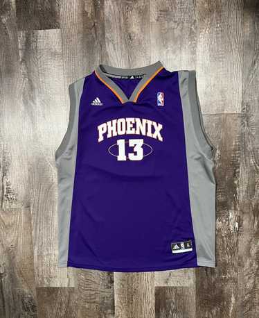 Reebok Authentic Steve Nash Phoenix Suns Jersey Size 54 White MVP Vintage XL