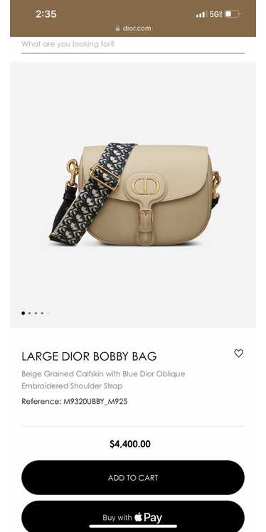 Dior LARGE DIOR BOBBY BAG - image 1