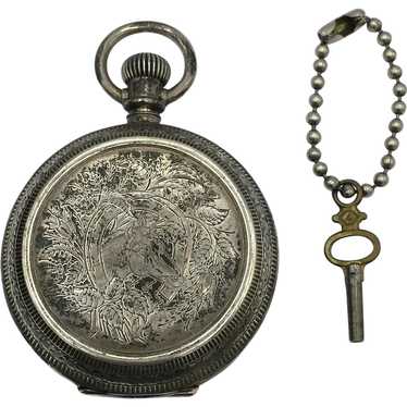 Coin Silver Rockford 1882 Pocket Watch