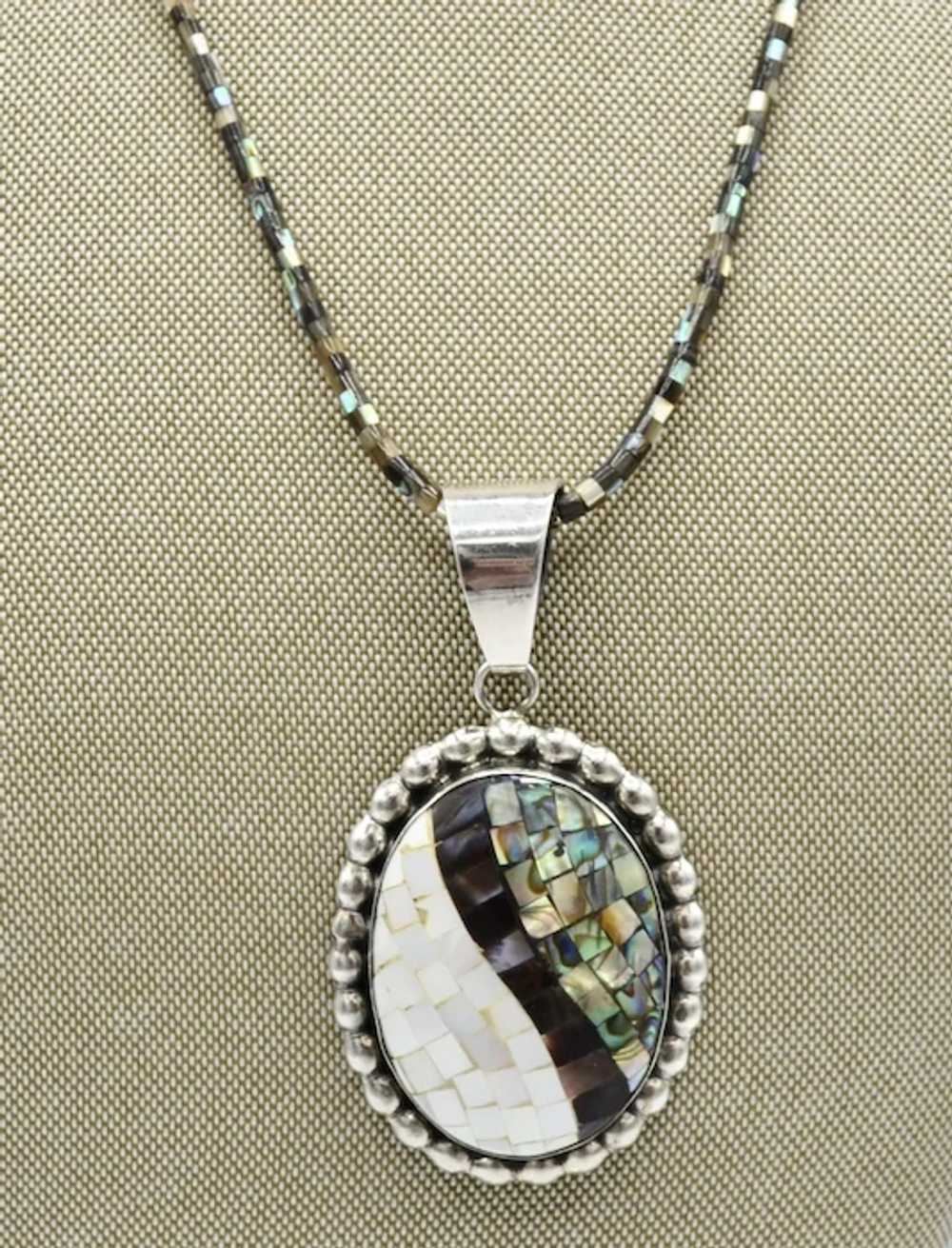 Navajo D. Livingston Handcrafted Sterling Silver … - image 2