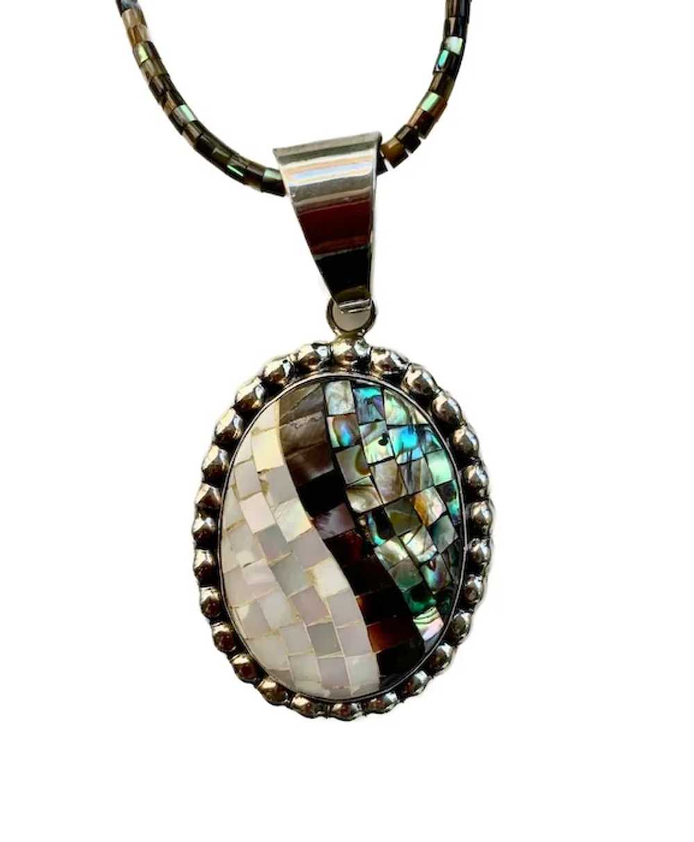 Navajo D. Livingston Handcrafted Sterling Silver … - image 3