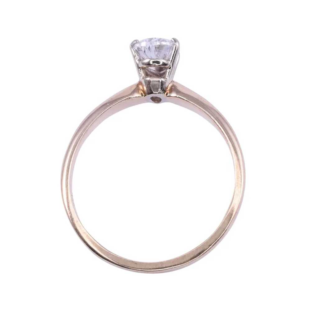 Pear Diamond Solitaire Engagement Ring - image 4