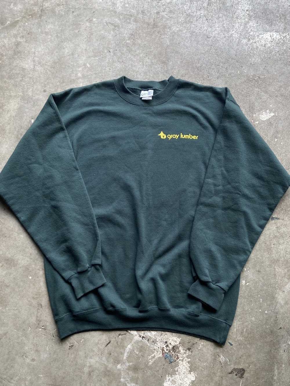 Blank × Vintage Green Vintage Blank Crewneck - image 1