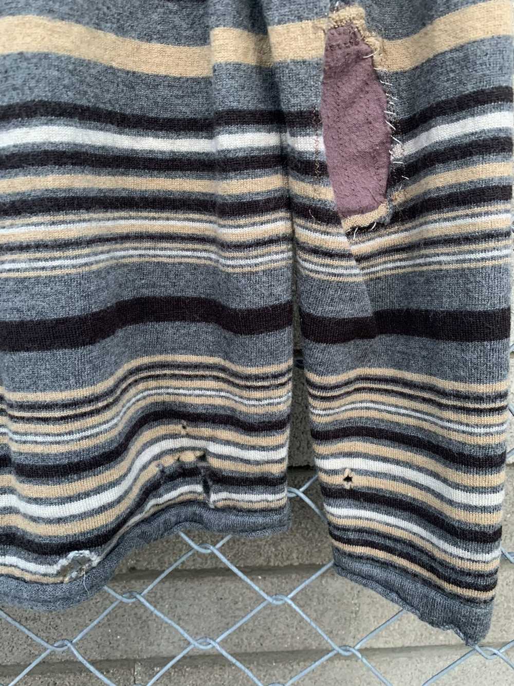Japanese Brand Striped Repaired Long Sleeve - image 5