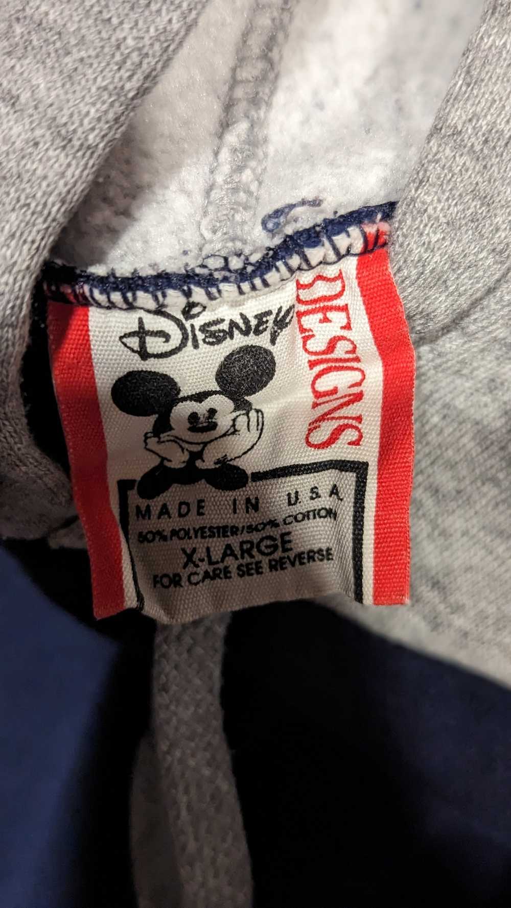 Disney Vintage 1990s Mickey mouse 3 headed hooded… - image 2