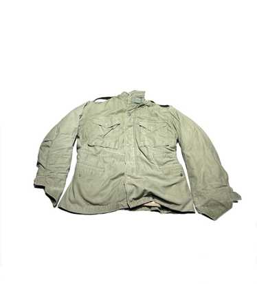 Vintage Thrashed 1968 US army OG-107 jacket w 50s 