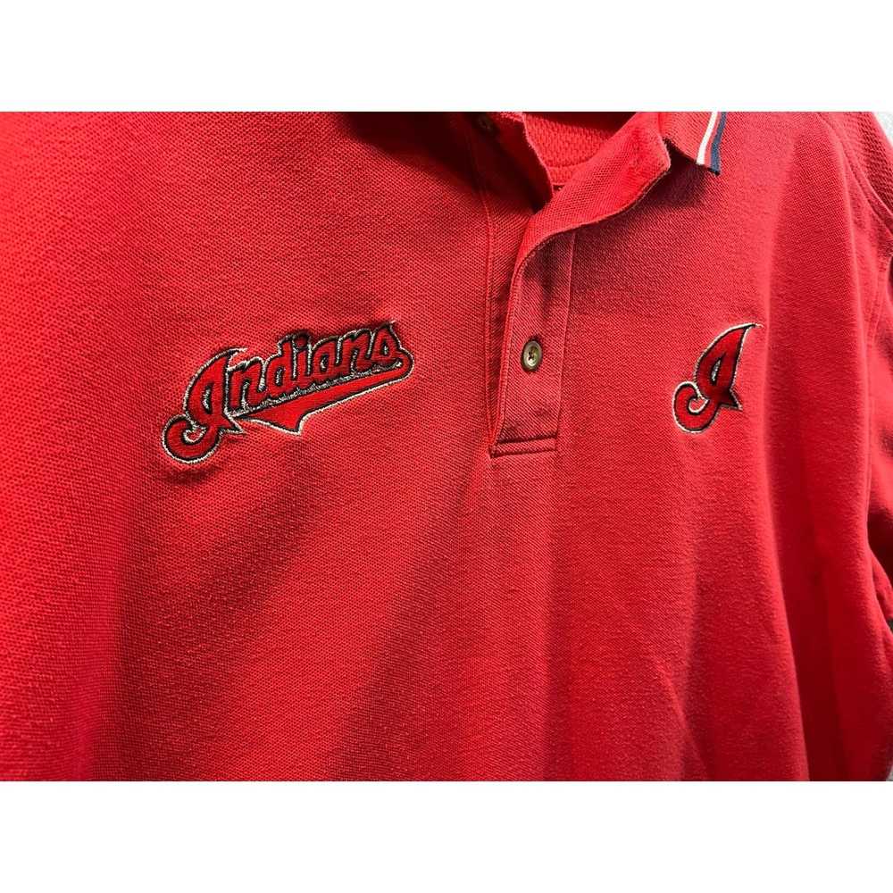 Lee Vintage Cleveland Indians Lee Sports Polo Siz… - image 4