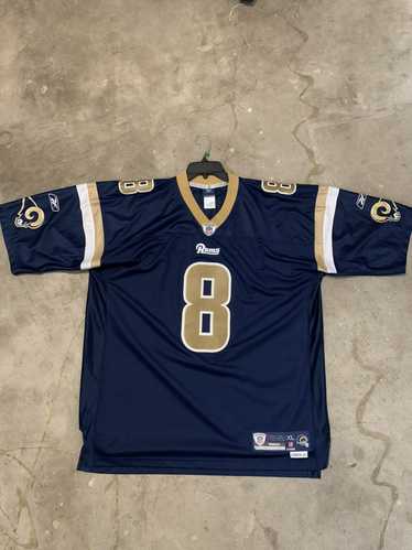 CSA Cotton St. Louis NFL Rams Football Navy Blue T-Shirt Adult Size L