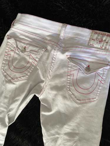 True Religion True religion white and red jeans (r