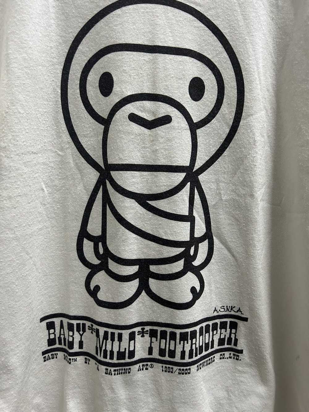 Bape Og Vintage Circa 2003 Baby Milo Footrooper T… - image 3