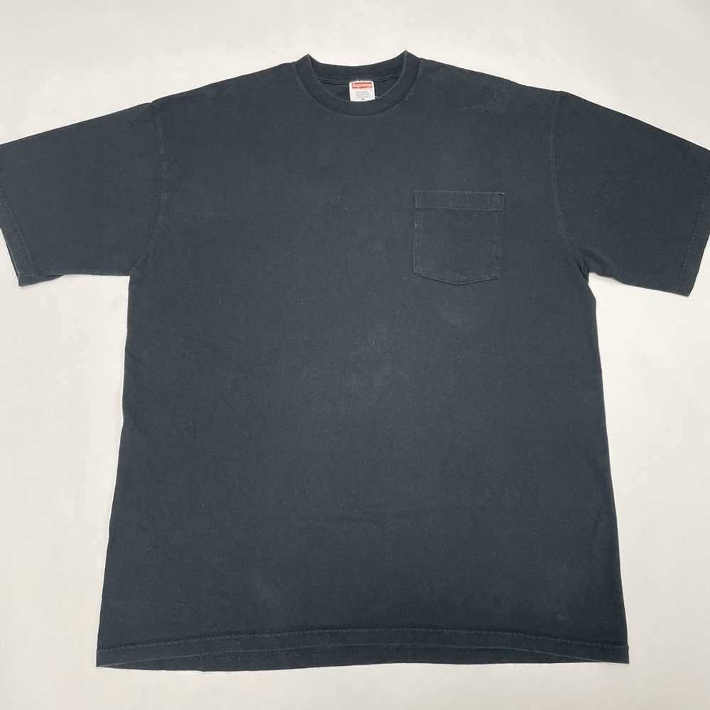 Supreme Supreme Saville Blue Monday Pocket Tee - image 1