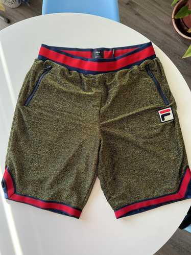 Barneys New York × Fila Metallic athletic shorts