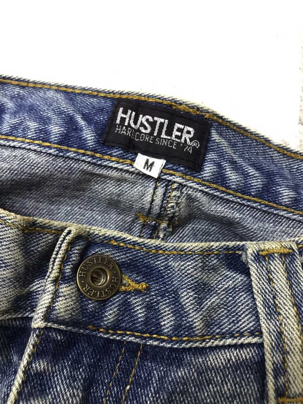 Vintage HUSTLER Denim Mini Skirt - image 2