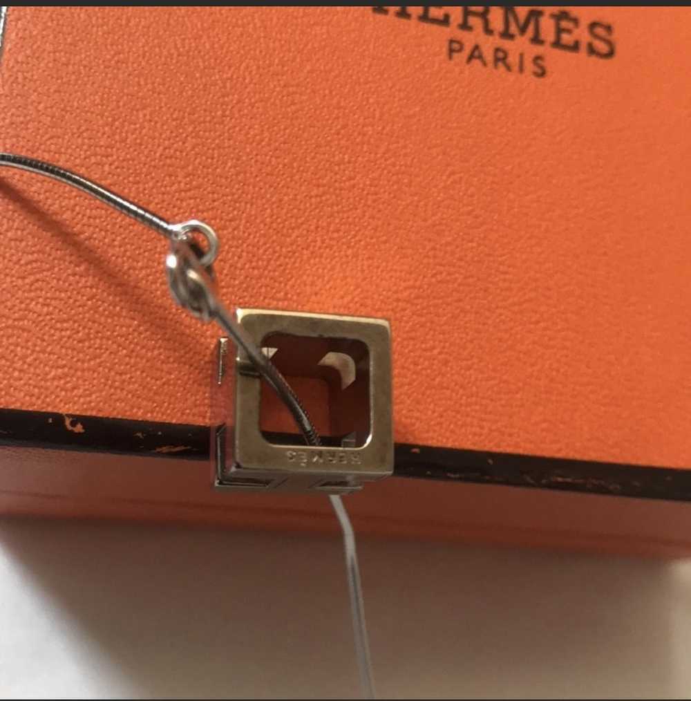 Hermes Hermes H cube necklace - image 4