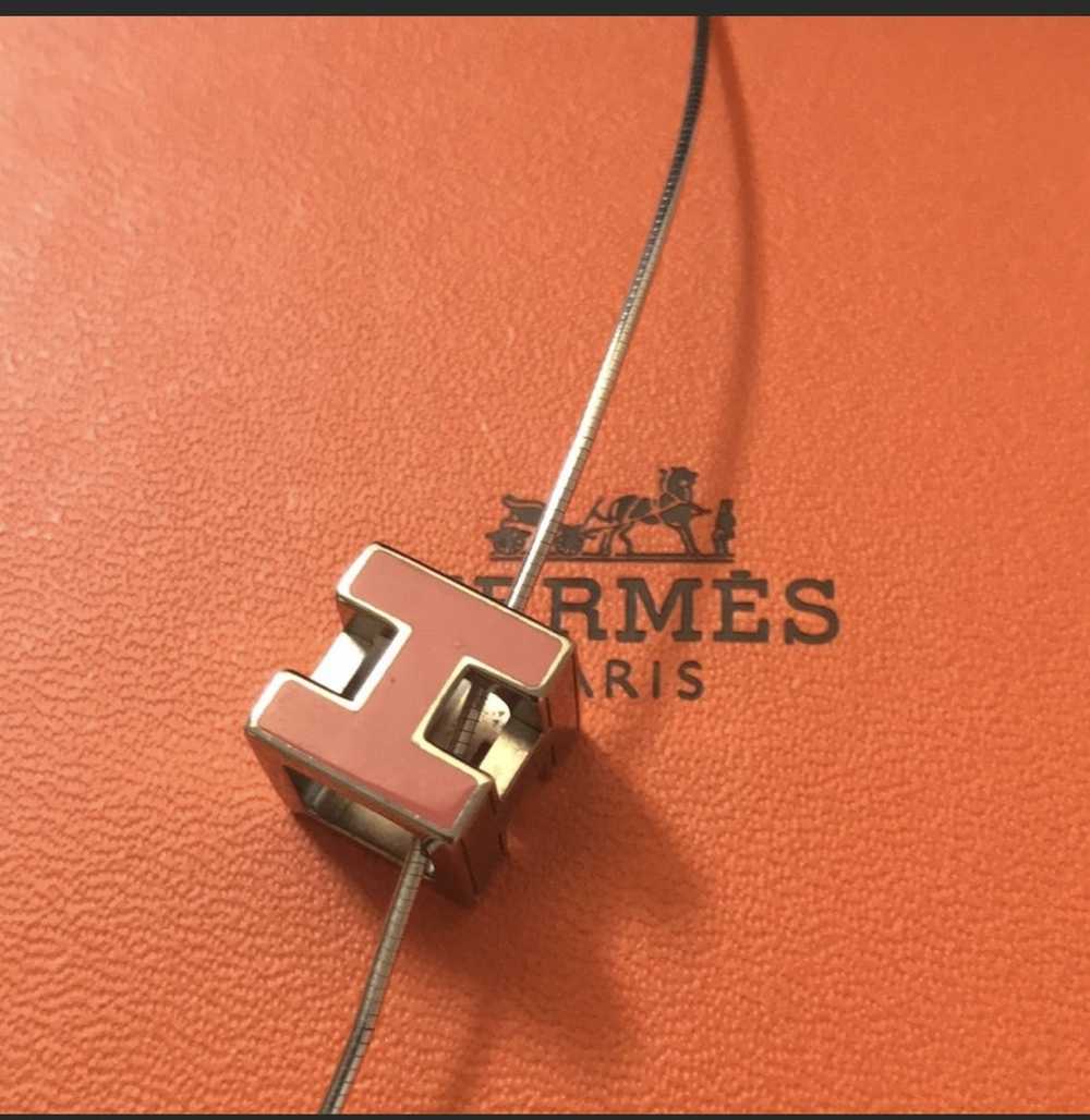 Hermes Hermes H cube necklace - image 6