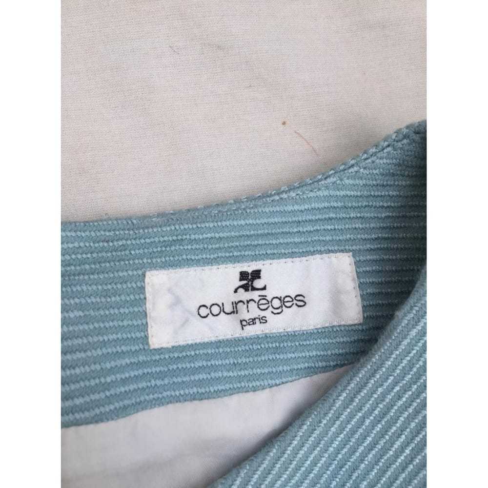 Courrèges Wool mid-length dress - image 3