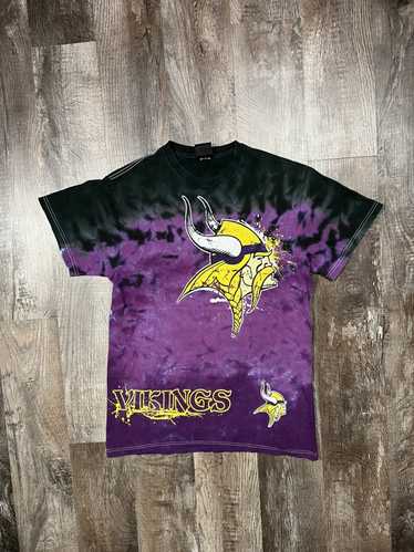 Minnesota Vikings Purple Liquid Camo Logo T Shirt - TigerSweat in 2023