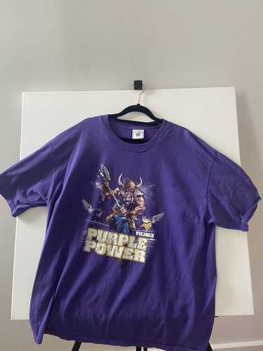 NFL × Ncaa Vintage purple Vikings Tee size XL