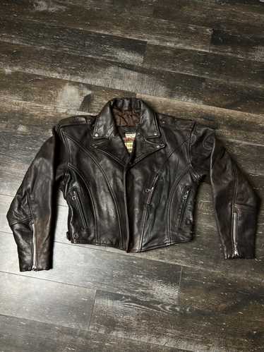 Louis Vuitton Biker jackets Black Leather Fur ref.150913 - Joli Closet