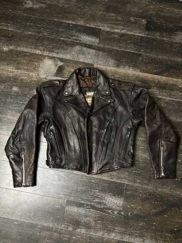 2022セール Vintage TLI ☆本革☆オーバサイズ leather jacket レザー