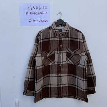 Japanese Brand × Vintage TARTAN DESIGN WORKERS WE… - image 1