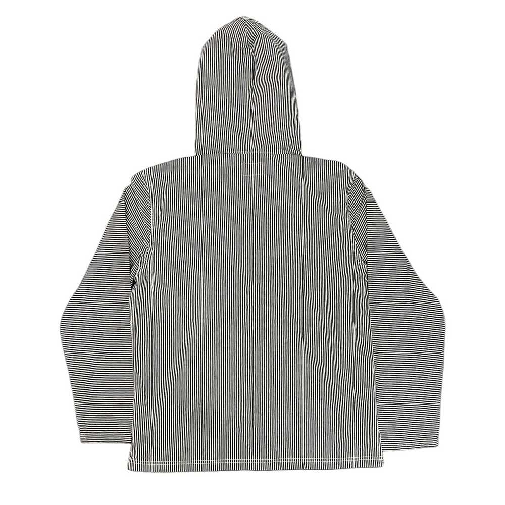 Supreme Supreme Denim Pinstripe Pullover Hoodie - image 2