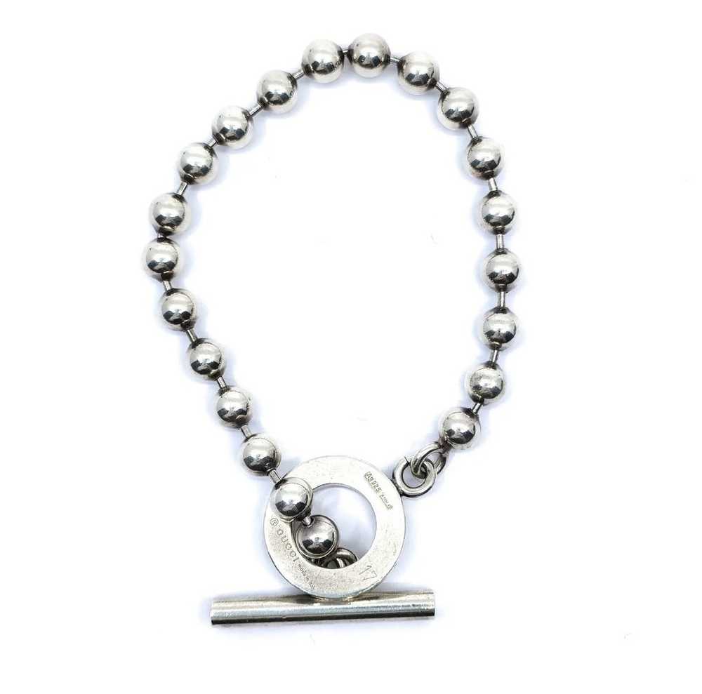 Gucci Gucci Sterling Silver Boule Beaded Toggle B… - image 2